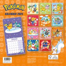 Pokémon: Pokémon: Kalender 2025, Kalender