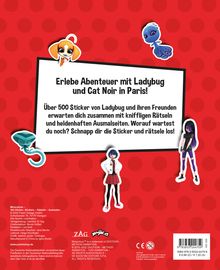 Panini: Miraculous: 500 Sticker - Stickern - Rätseln - Ausmalen, Buch