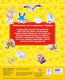 Pokémon: 500 Sticker Paldea - Stickern - Rätseln - Ausmalen, Buch