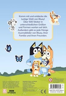 Bluey: Superstarker Sticker- und Malspaß, Buch