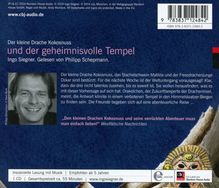 Ingo Siegner: Der kleine Drache Kokosnuss und der geheimnisvolle Tempel, CD