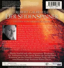 Robert Galbraith: Der Seidenspinner, 3 MP3-CDs