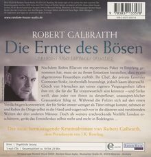 Robert Galbraith: Die Ernte des Bösen, 3 MP3-CDs