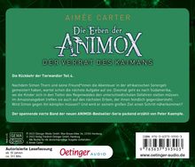 Aimée Carter: Die Erben der Animox 4. Der Verrat des Kaimans, 4 CDs