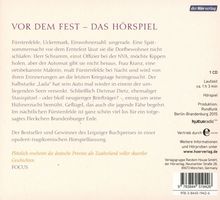 Sasa Stanisic: Vor dem Fest, CD