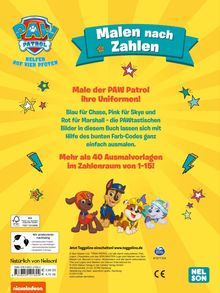 PAW Patrol Kindergartenheft: Malen nach Zahlen, Buch