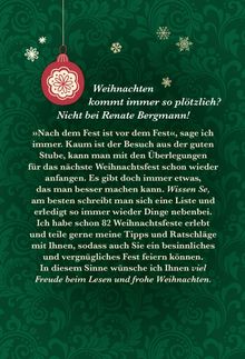 Renate Bergmann: Nach dem Fest ist vor dem Fest. 99 Tipps für ein entspanntes Weihnachten, Buch
