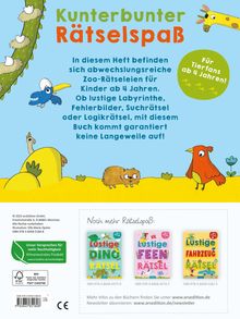 Lustige Zoo-Rätsel, Buch