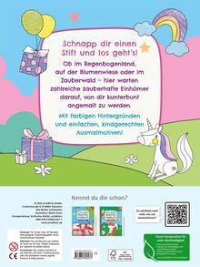 Mein großes buntes Malbuch - Einhörner, Buch