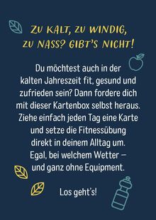 Mini-Workouts für die kalte Jahreszeit, Buch