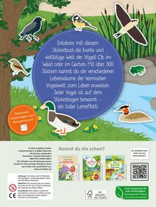 Naturforscher-Kids - Stickerheft Vögel, Buch