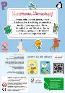 Zum Schulstart - Mein buntes Mitmachbuch, Buch