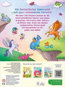 Mein schillerndes Stickerheft - Magische Tierwelt, Buch