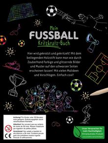 Mein Fußball-Kritzkratz-Buch, Buch