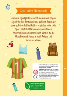 Mini-Sticker-Anziehpuppen - Beim Sport, Buch