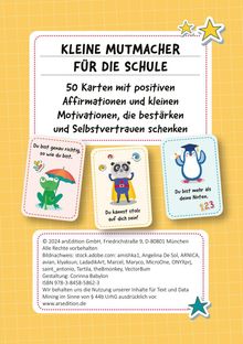 Mutmachkarten für die Schule, Buch