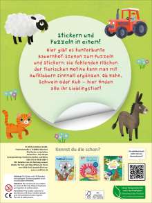 Meine Puzzle-Sticker - Bauernhof, Buch