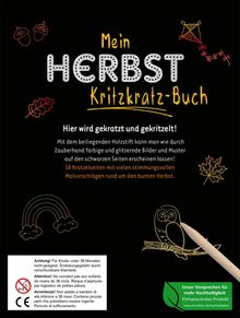 Mein Herbst-Kritzkratz-Buch, Buch