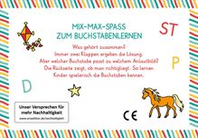 Lernraupe - Mix-Max Erste Buchstaben, Buch