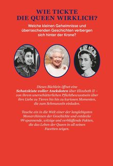 "Wie tickte die Queen wirklich?" Bild mit drei Porträts der königlichen Person in verschiedenen Lebensabschnitten.