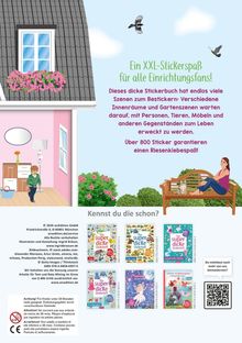 Ein XXL-Stickerspaß für alle Einrichtungsfans! Über 800 Sticker garantieren einen Riesenklebespaß!