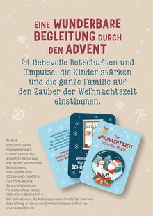 Eine **wunderbare Begleitung** durch den **Advent**. Drei Karten mit winterlichen Illustrationen und Texten.