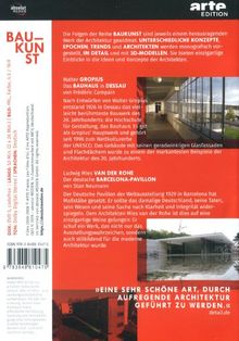 Baukunst: Bauhaus, DVD