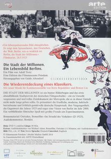 Die Stadt der Millionen, DVD