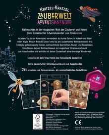Katharina Bensch: Kritzel-Kratzel Zauberwelt Adventskalender - Inoffizielle Fan Art zu Harry Potter, Buch