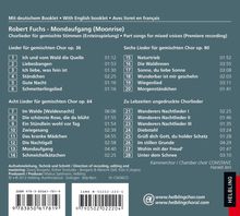 Robert Fuchs (1847-1927): Chorlieder "Mondaufgang", CD