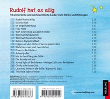 Lorenz Maierhofer: Rudolf hat es eilig, CD