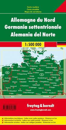 Deutschland Nord, Autokarte 1:500.000, Karten