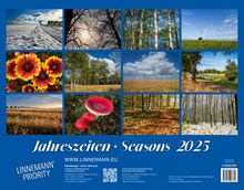 Jahreszeiten 2025 Großformat-Kalender 58 x 45,5 cm, Kalender