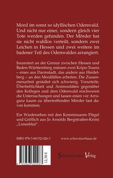 Jo Arnold: Odenwaldhölle, Buch