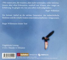 Roger Willemsen (1955-2016): Wer wir waren, CD