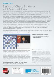 Robert Ris: Basic of Chess Strategy Vol. 1, DVD-ROM