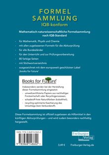 Mathematisch-naturwissenschaftliche Formelsammlung - IQB konform, Buch