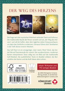 Ayeda Husain: Sufi-Tarot - Der Weg des Herzens: 78 Tarotkarten mit Anleitung, Buch