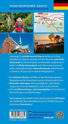 WOMO-REISEFÜHRER · BAND 87. Die Anleitung für einen Erlebnisurlaub. Wundervolle Wasserwelt und kulturelle Akzente erleben.