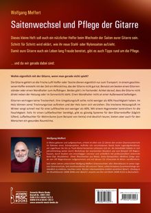 Wolfgang Meffert: Saitenwechsel und Pflege der Gitarre, Buch