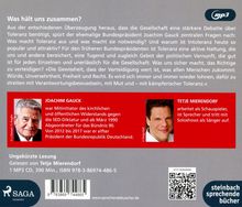 Joachim Gauck: Toleranz:Einfach Schwer, MP3-CD