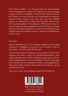 Albrecht Rothacher: Österreichs Kanzler in der 2. Republik, Buch