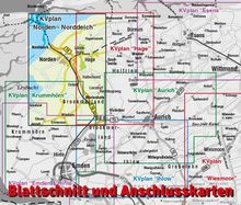 Norden, KVplan, Radkarte/Freizeitkarte/Stadtplan, 1:25.000 / 1:15.000 / 1:7.500, Karten