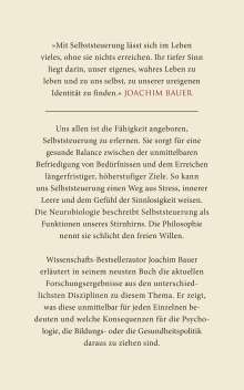 Joachim Bauer: Selbststeuerung, Buch