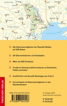 Frieder Monzer: Reiseführer Moldova, Buch