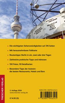 Susanne Kilimann: TRESCHER Reiseführer Berlin Kurztrip, Buch