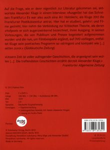 Alexander Kluge: Theorie der Erzählung - Frankfurter Poetikvorlesungen im Sommersemester 2012, 2 DVDs