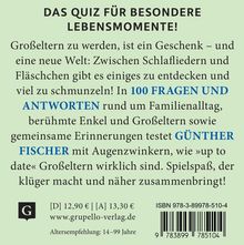 Das Quiz für besondere Lebensmomente! 100 Fragen und Antworten. Preis: 12,90 € (D), 13,30 € (A). Alters­empfehlung: 14–99 Jahre.