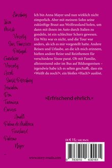 Lüneburg, Ibiza, Minsk, Venedig... »Erfrischend ehrlich.« Text über eine Reise und persönliche Erlebnisse. Magenta Hintergrund.