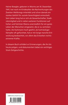 Heiner Boegler: Mein Kampf für soziale Gerechtigkeit, Buch